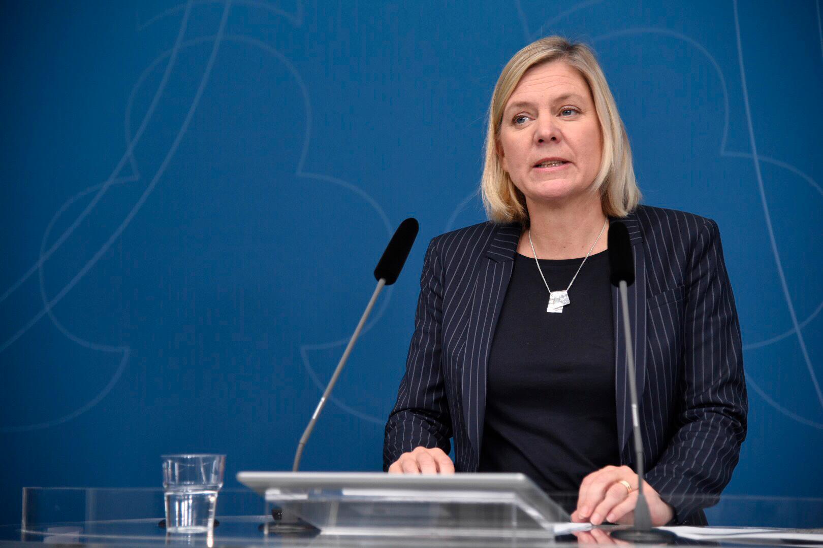 Finansminister Magdalena Andersson (S) redogör för hur övergångsregeringen kommer att arbeta med budgetpropositionen för 2019 om så blir nödvändigt.