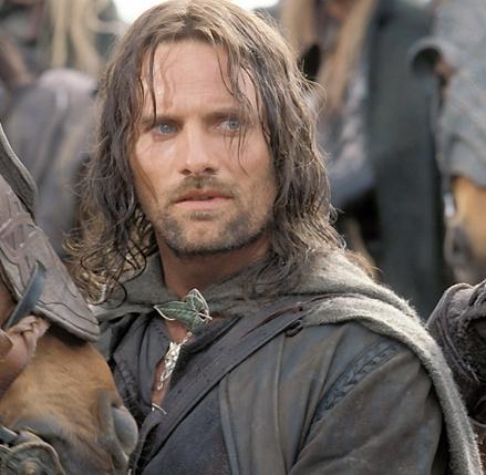 Viggo Mortensen som Aragorn.