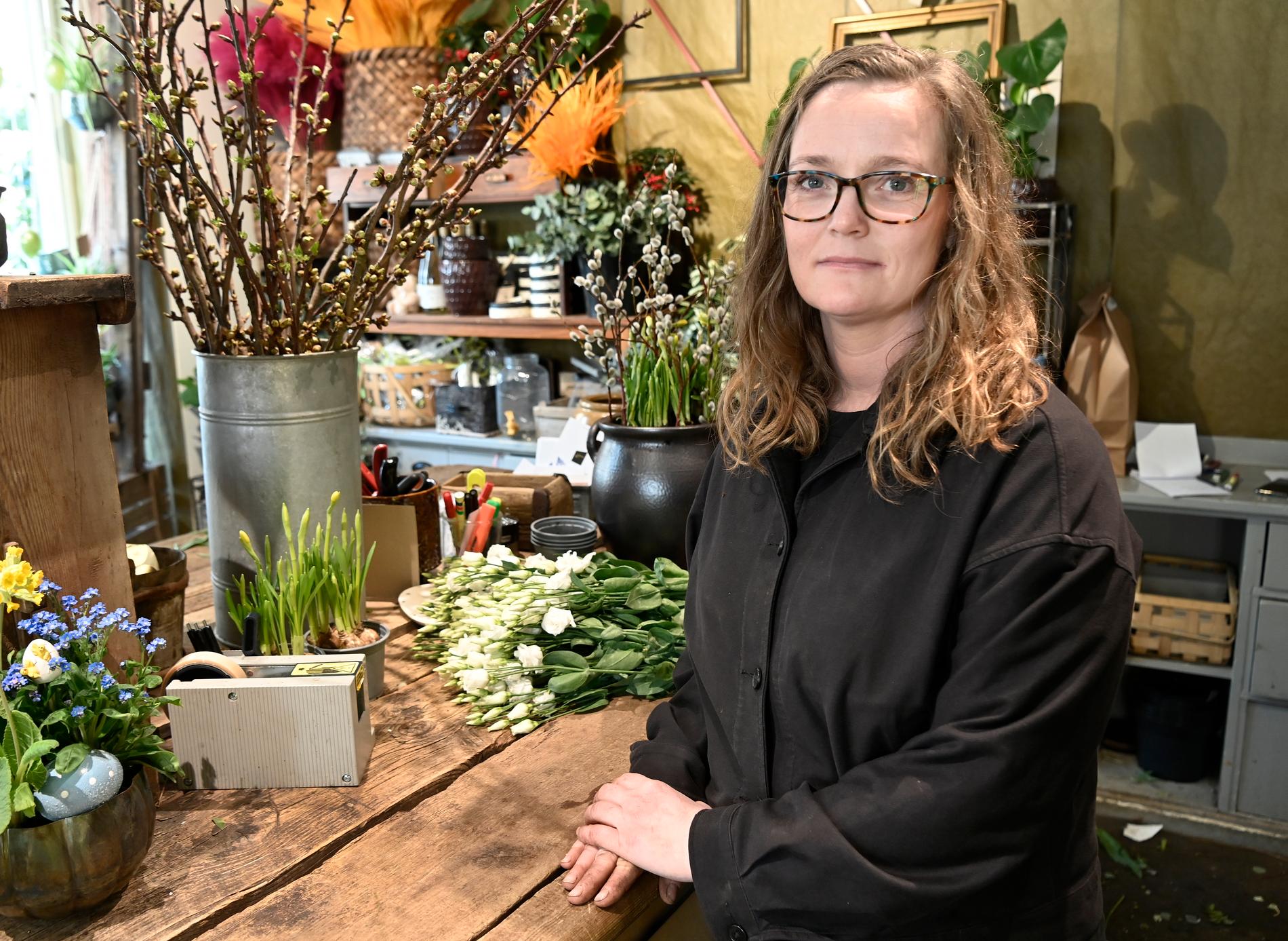 Floristen Elenor Ekengren, 38, tycker att folk på Södermalm är som folk är mest – vanliga. 