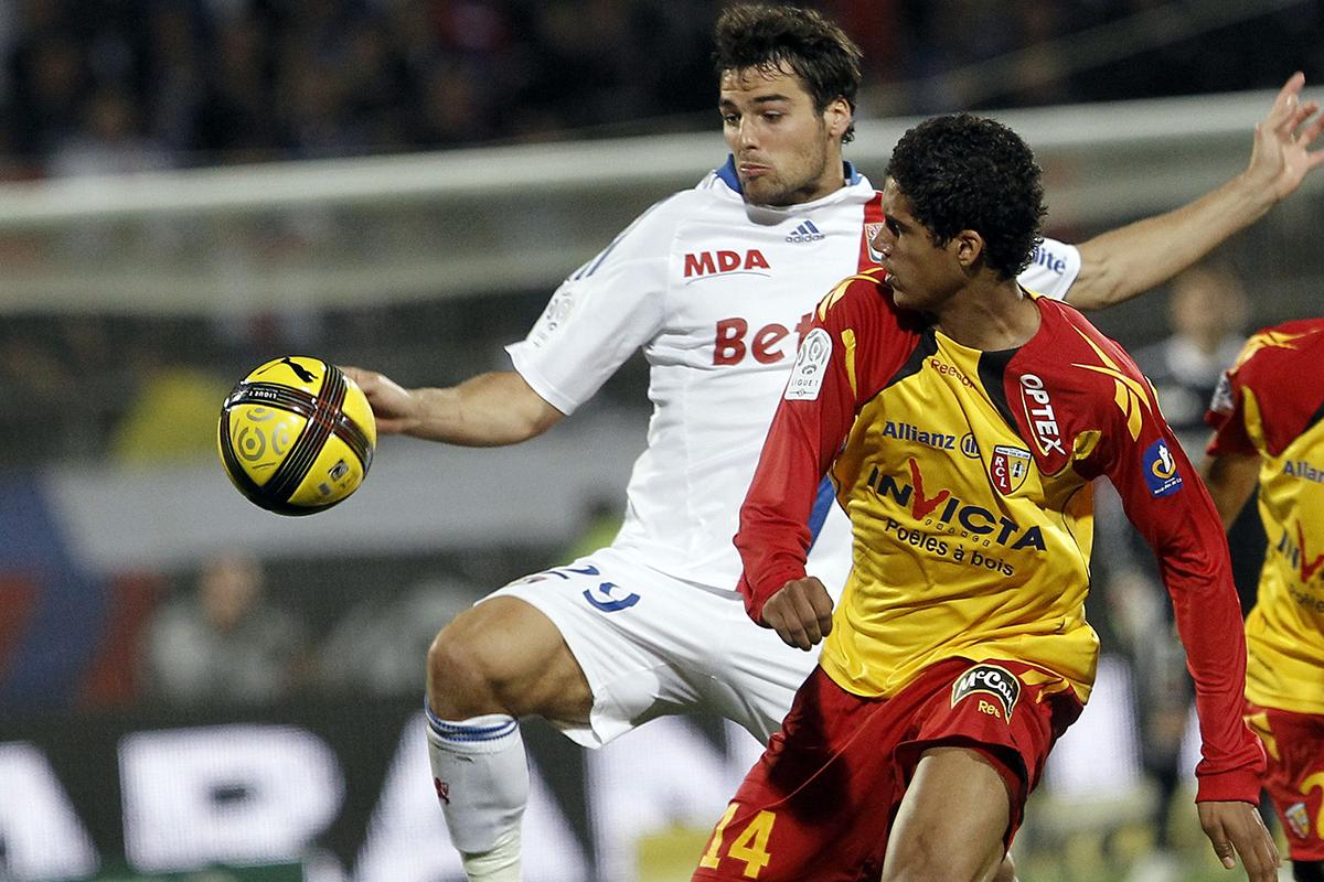 Raphaël Varane (gulrött) sänkte Hanssons Monaco – och gick efter säsongen till Real Madrid. 
