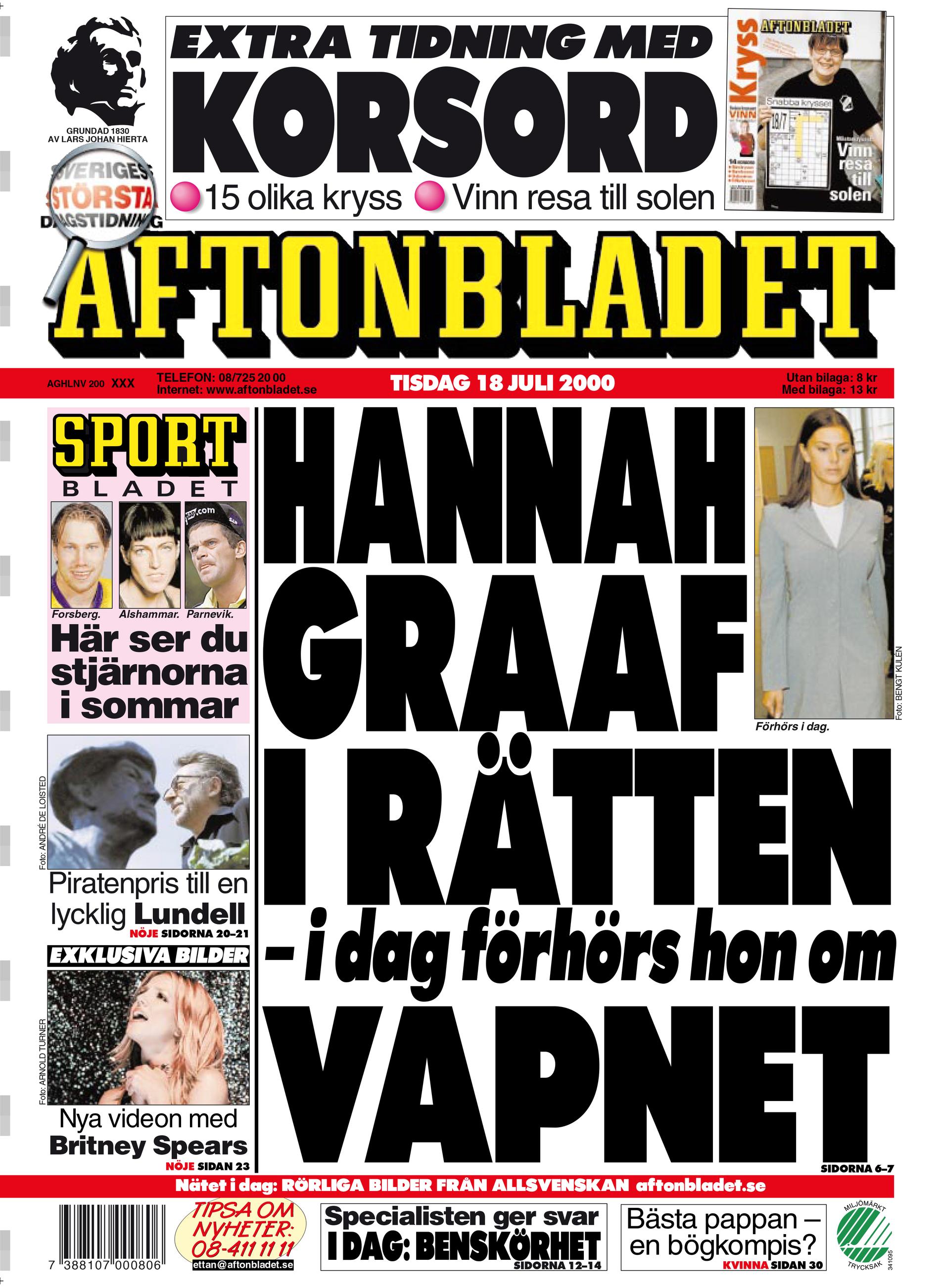 Aftonbladet tisdag 18 juli