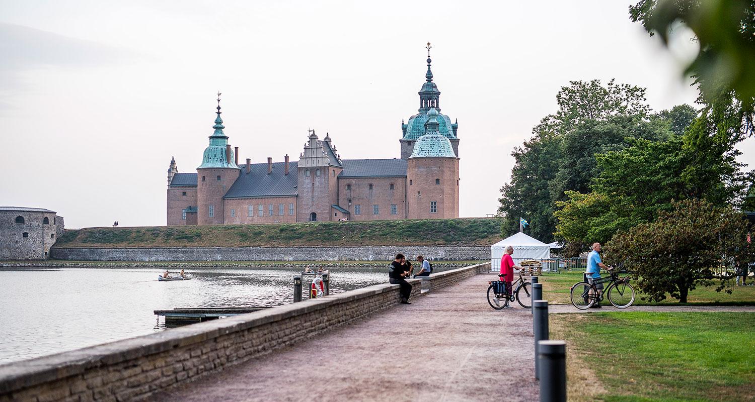 En fin bild på Kalmar, där Malin Wollin bor.