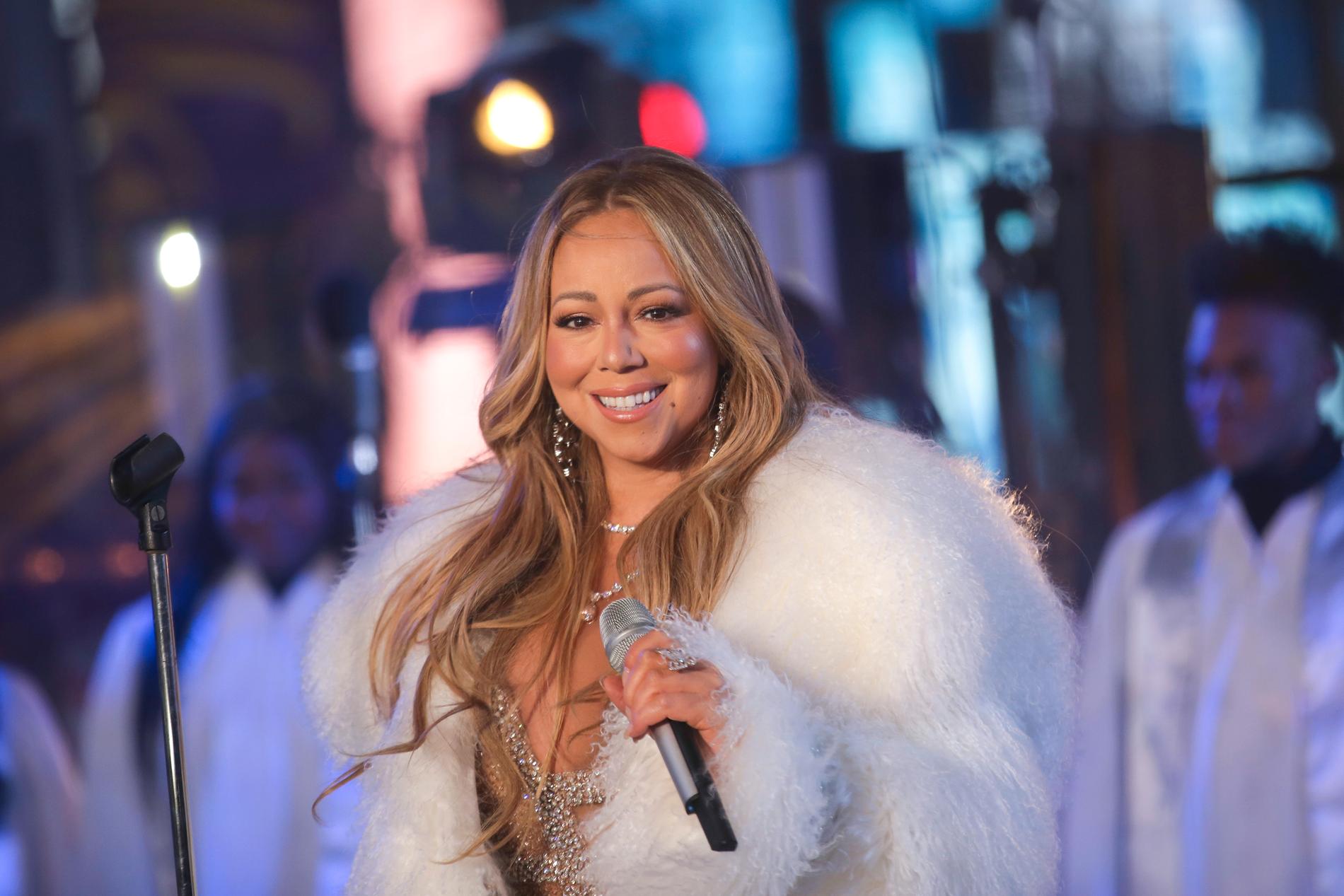 Mariah Careys "All I want for Christmas is you" är den populäraste jullåten i år på Spotify. Arkivbild.