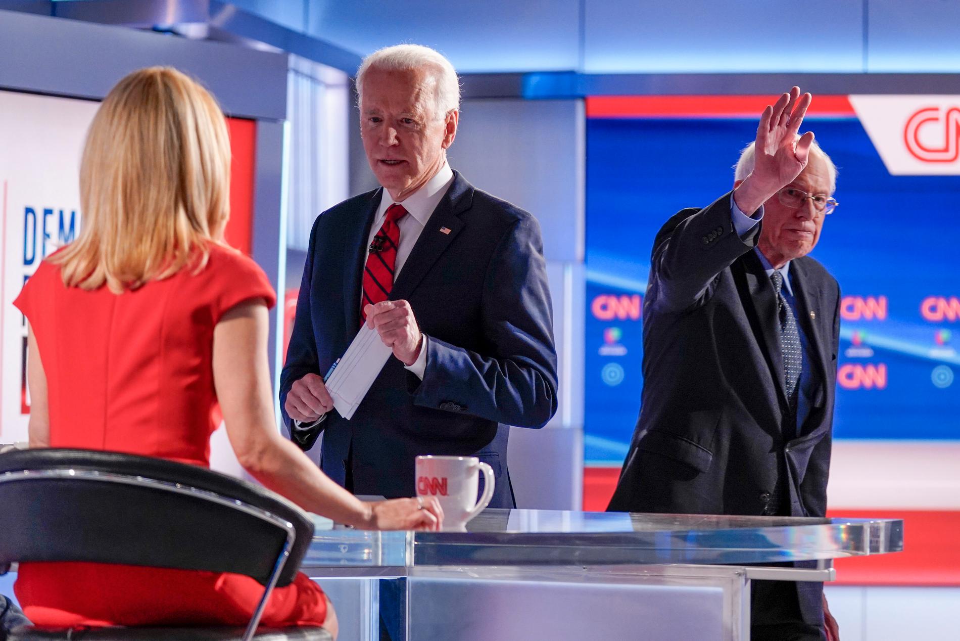 Joe Biden tog ytterligare tre klara segrar i primärvalet i USA.