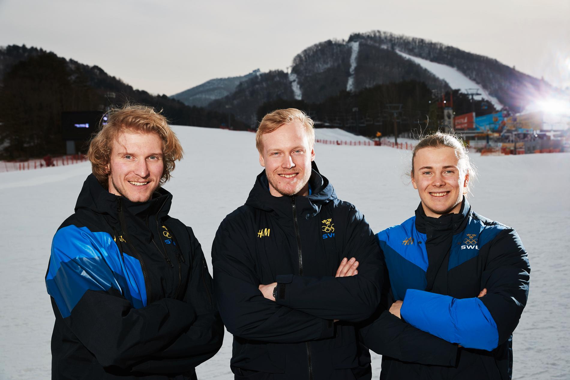 Viktor Andersson, Victor Öhling Norberg och Erik Mobärg är svenska herrarna i OS.