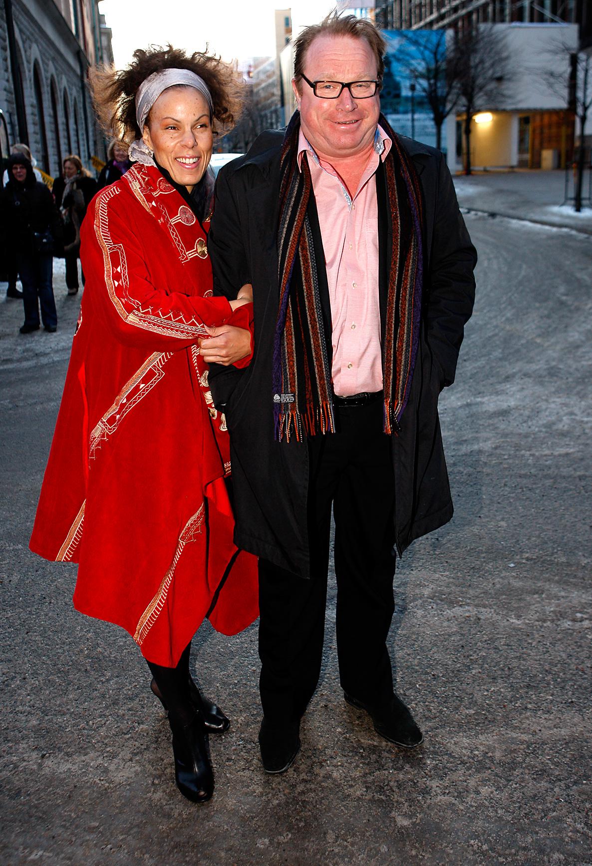Claes Malmberg och hustrun Fatima Rainey Malmberg.