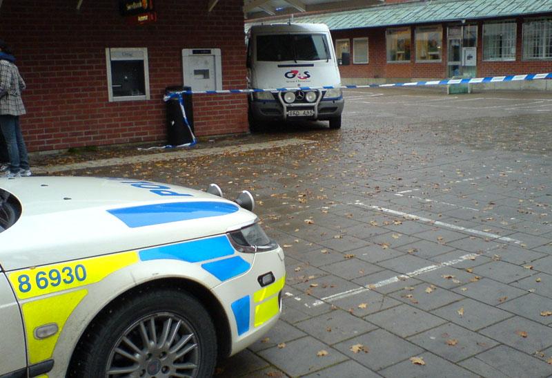 Rån i Gustavsberg En värdetransport rånades på torsdagmorgonen i Nacka.