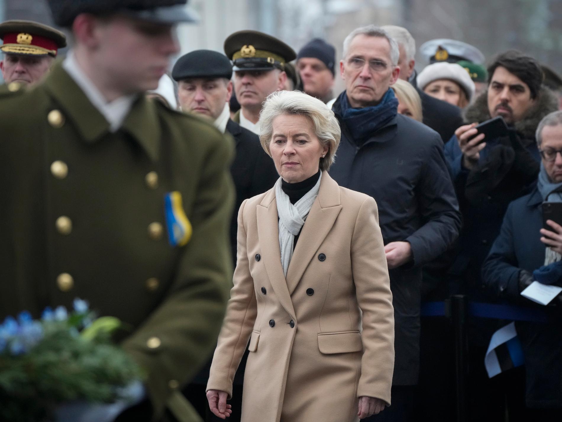 EU och Nato: Vi står enat bakom Ukraina