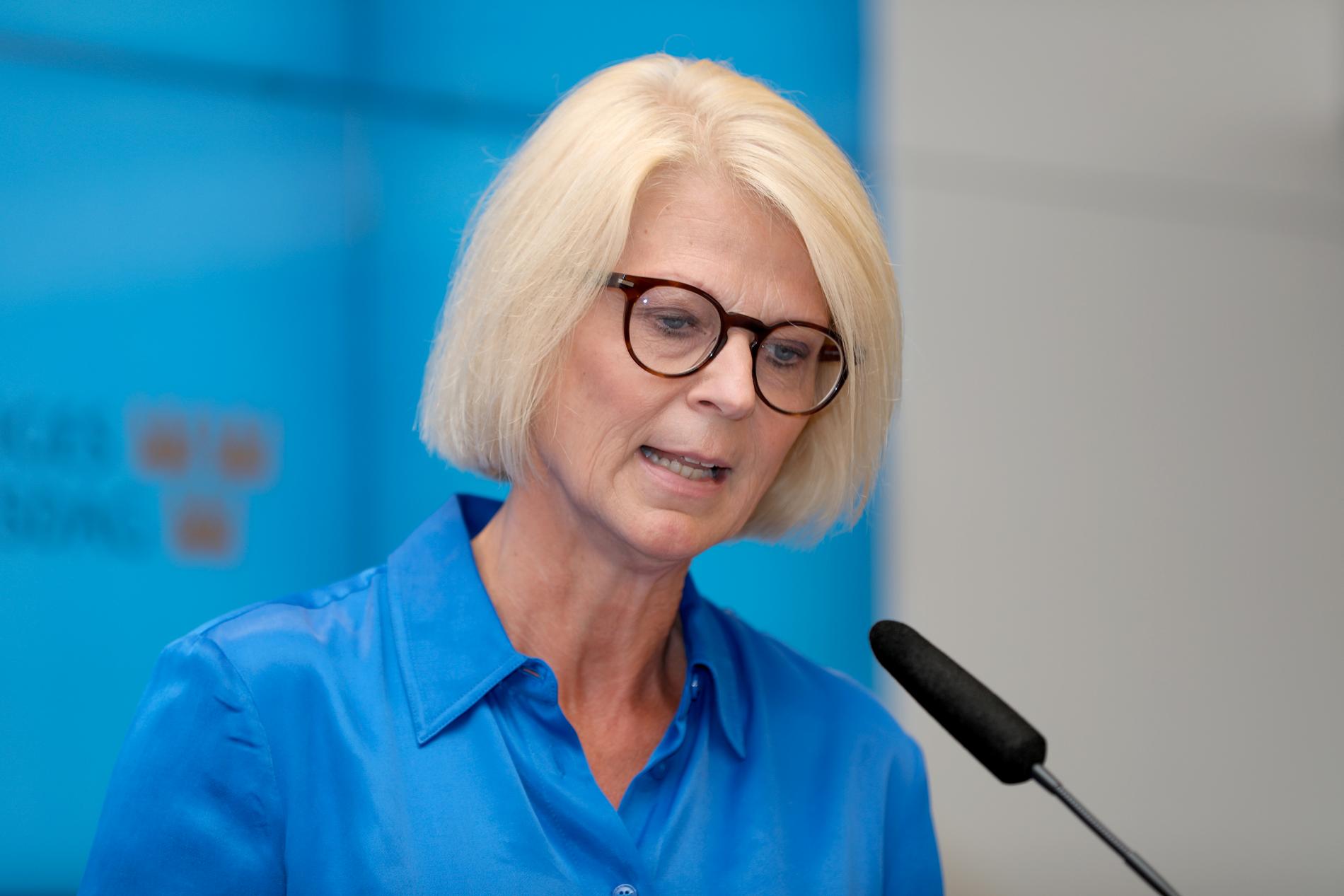 Moderaternas ekonomiskpolitiska talesperson, Elisabeth Svantesson.