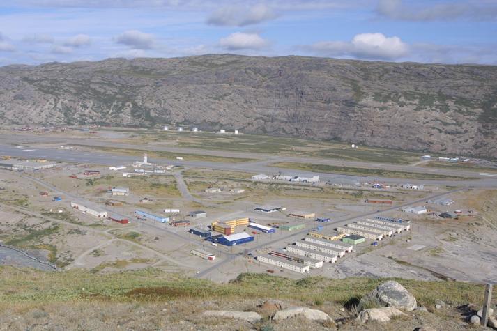 Kangerlussuaq har Grönlands största flygplats men bara cirka 500 invånare.