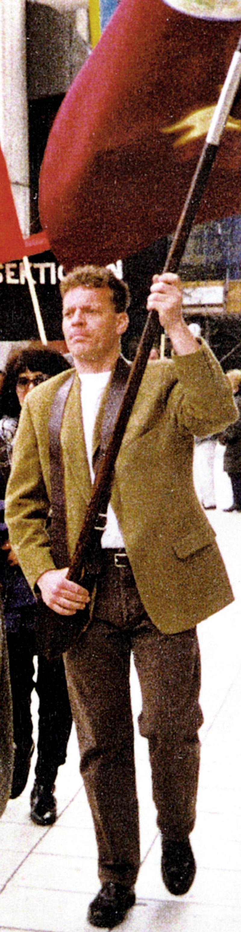Fackföreningensmannen Björn Söderberg mördades av nazister 12 oktober 1999.