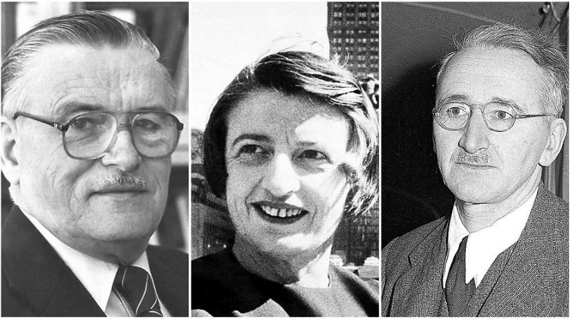 James Buchanan, Ayn Rand och Friedrich Hayek blir alla fellästa menar Mattias Svensson.