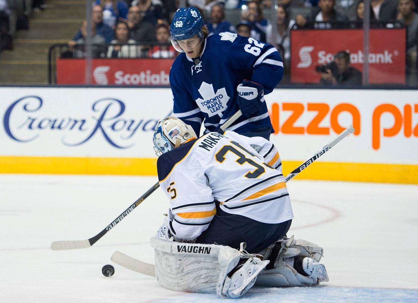 Nylander har gjort bra ifrån sig i Maple Leafs farmarlag, Toronto Marlis och delar poängligaledningen i AHL.