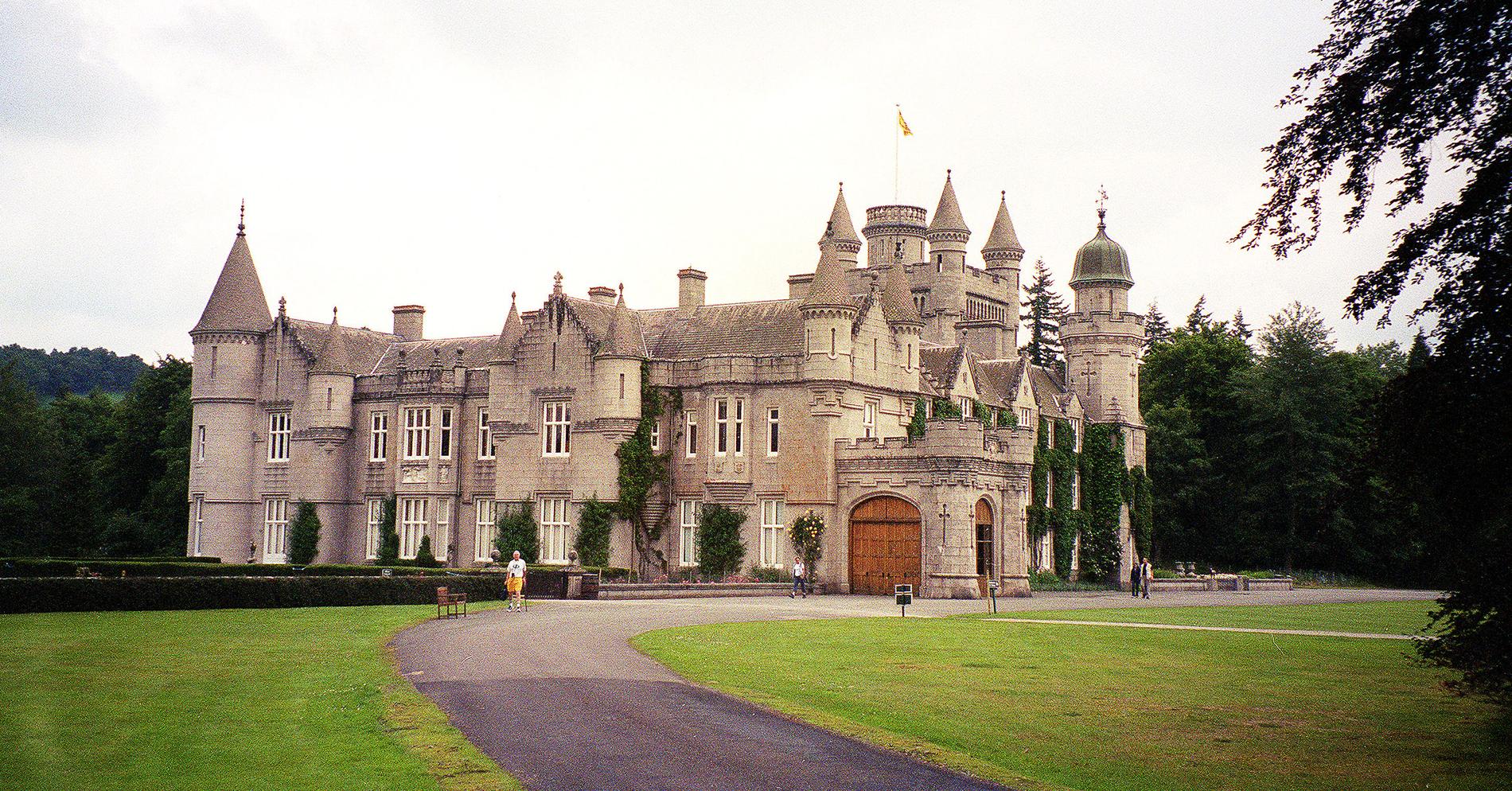 Slottet Balmoral i Skottland. 