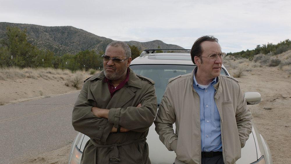 Laurence Fishburne och Nicolas Cage i ”Running with the devil”.