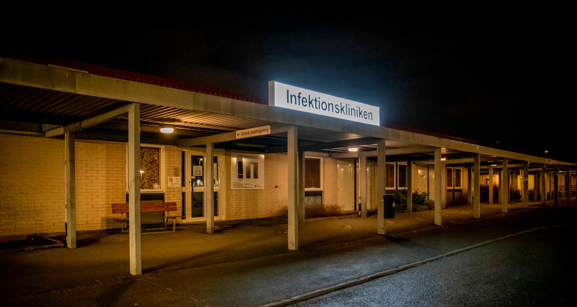 Infektionskliniken i Jönköping. 