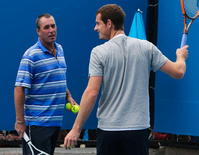 Ivan Lendl tillsammans med Andy Murray.