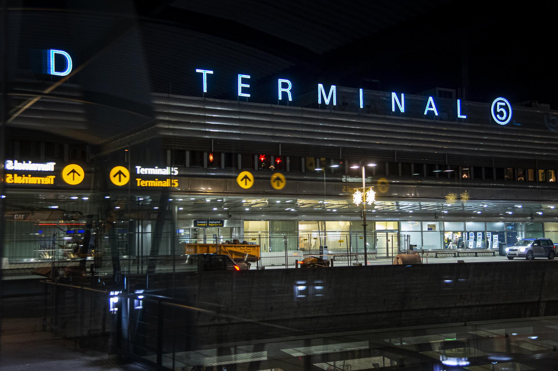 Swedavia valde att dirigera om flygtrafiken till Terminal 5 på grund av coronakrisen.