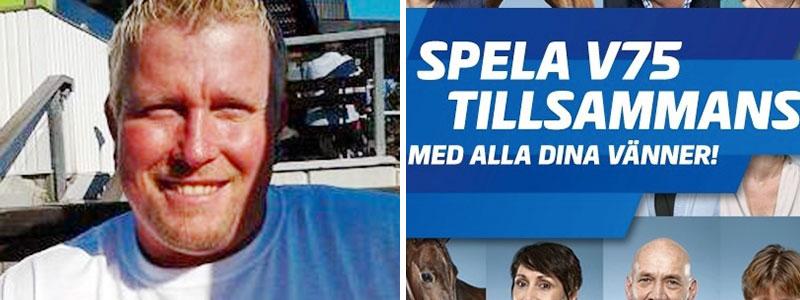 Michael Olsson och hans lag ”Stall Triokungen” vann  1 054 850 kronor i lördags.