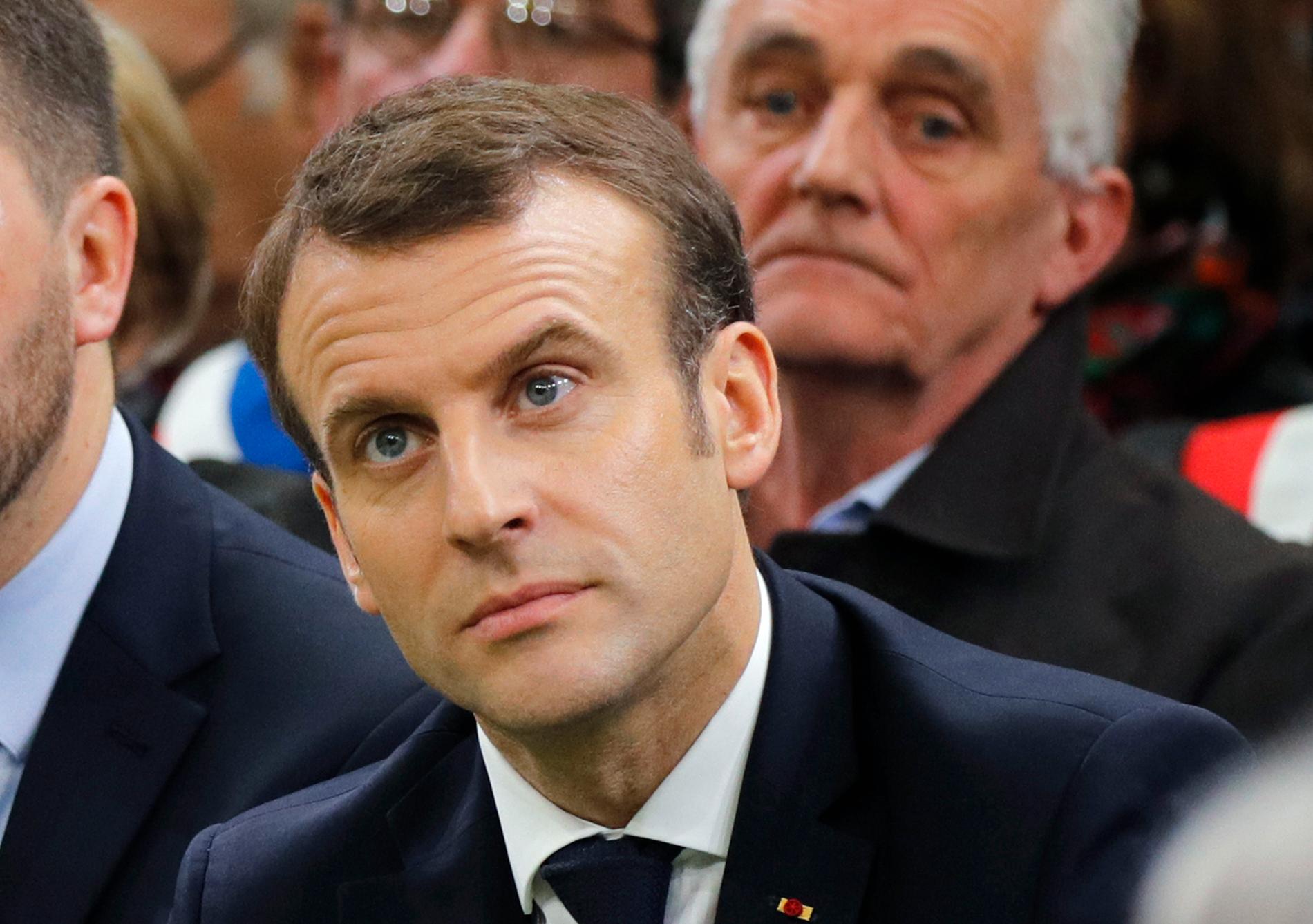 Emmanuel Macron, Frankrikes president.
