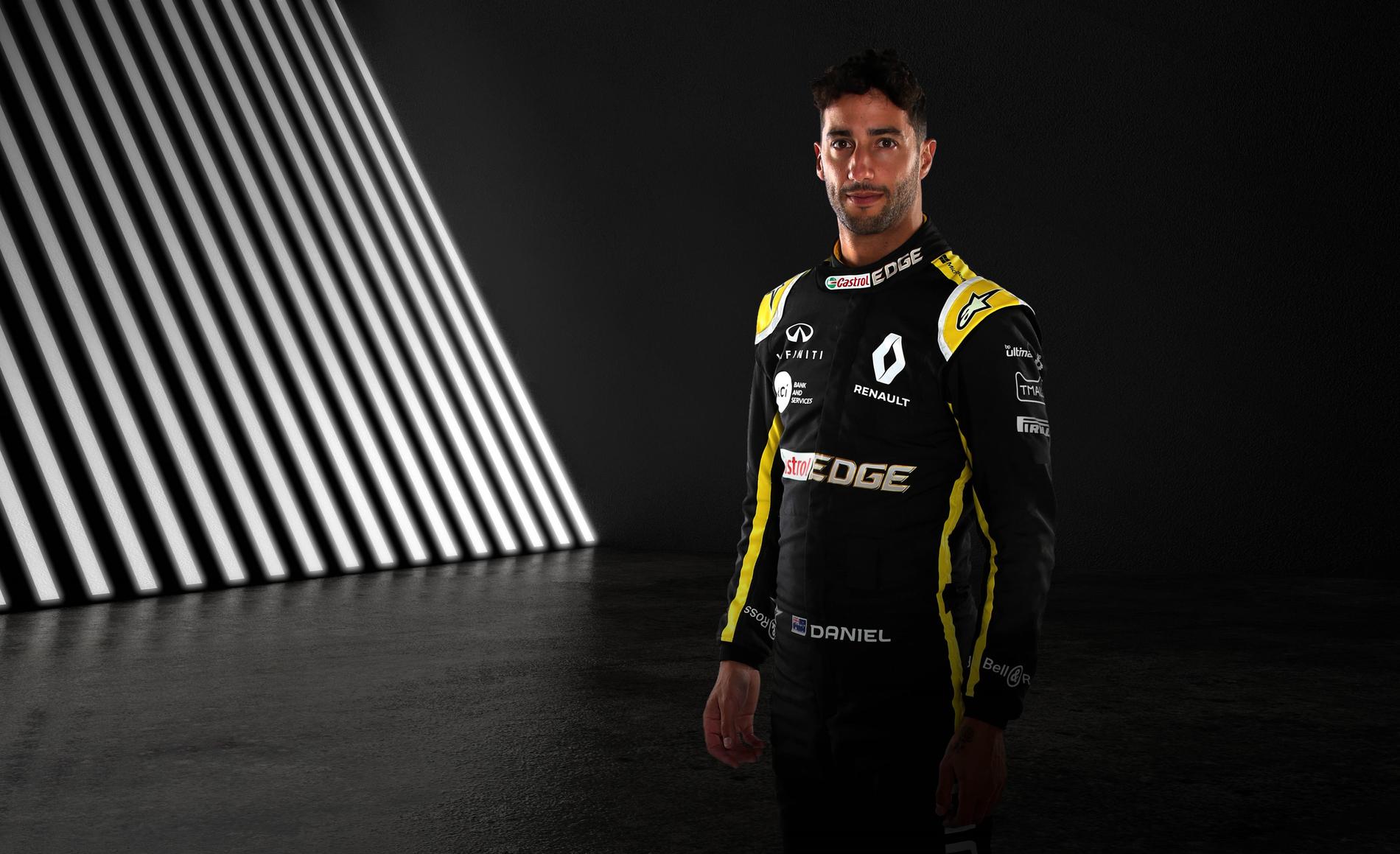 Daniel Ricciardo kör för Renault i F1 2019