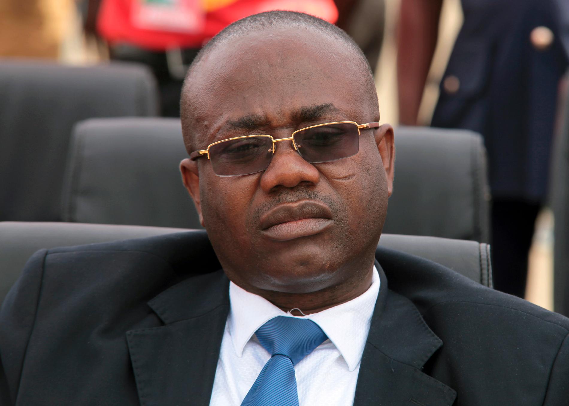 Ordföranden i Ghanas fotbollsförbund Kwesi Nyantakyi avstängdes på livstid och bötfälldes för korruption. Arkivbild.