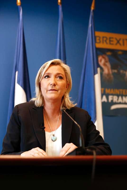 Högerpopulist Nationella frontens Marine Le Pen kan vinna valet i Frankrike.