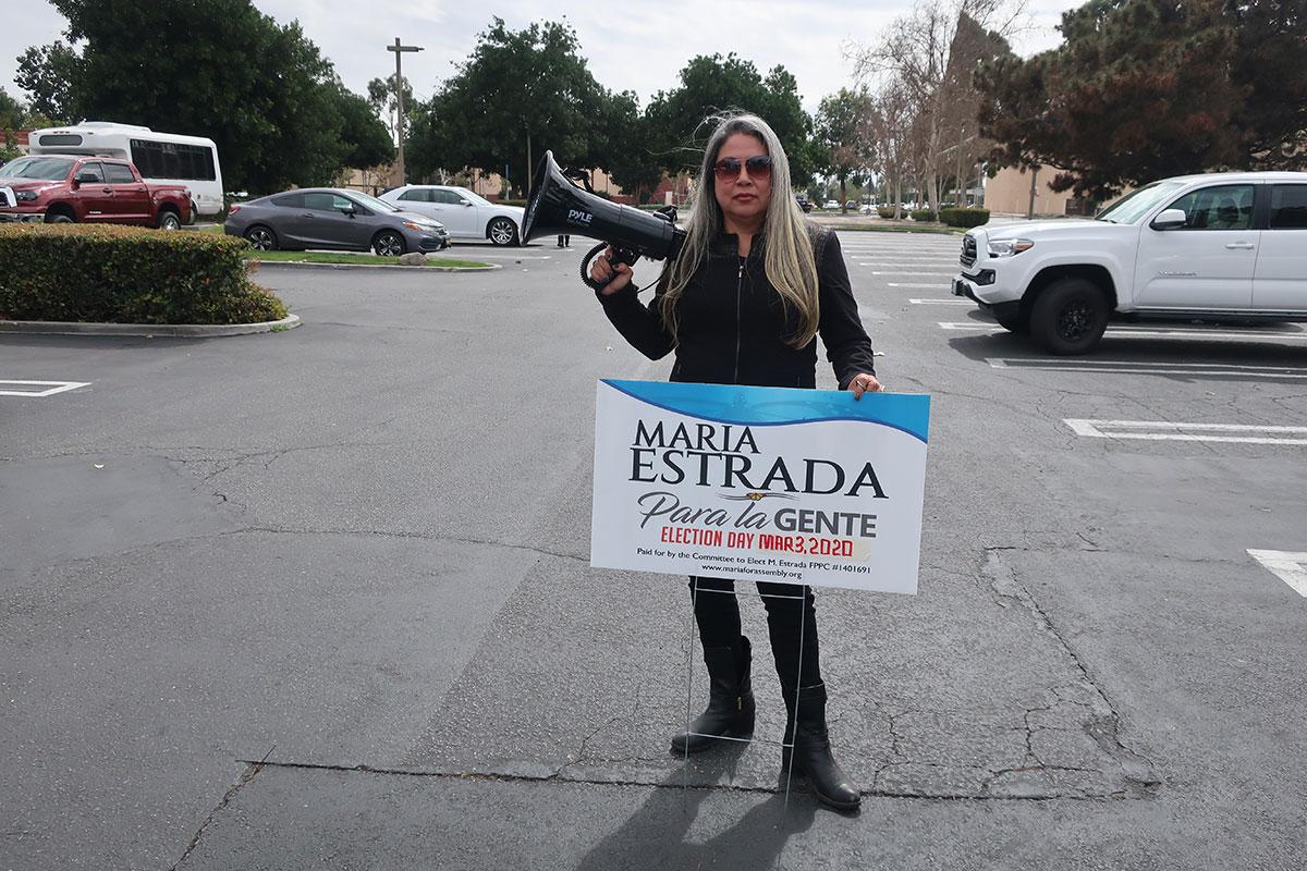Maria Estrada kandiderar till delstatsparlementet i Kalifornien för andra gången.