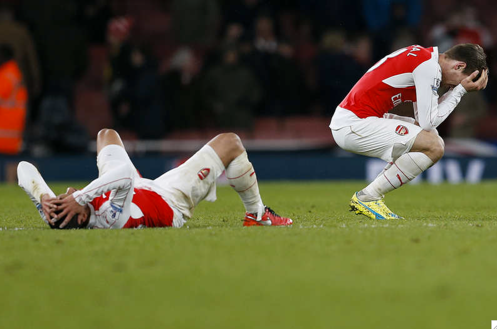 Arsenal har det tufft just nu. Foto: AP/Frank Augstein