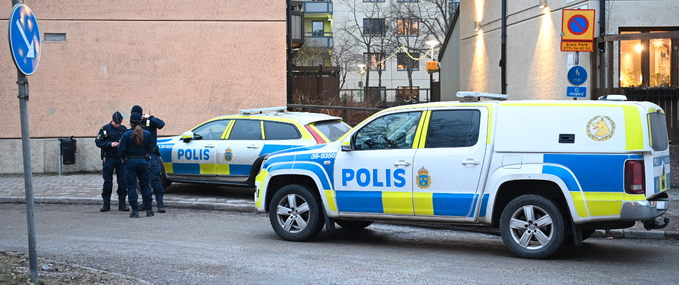 Flera personer larmade polisen om skottljud i Enskede på lördagseftermiddagen.