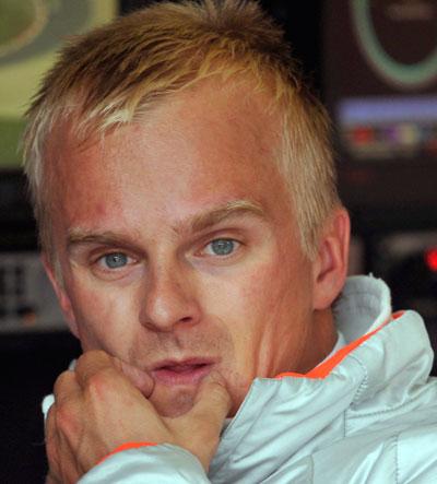 Rallysugen Heikki Kovalainen funderar på att köra Artic Rally i Finland. FOTO: AP