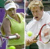 SPELAR IHOP   IGEN Båda åkte ut i första omgången av Wimbledon. Men i mixedturneringen hoppas Anna kournikova och jonas Björkman på bättre resultat. När de spelade ihop 2000 gick det rysk/svenska paret till final.