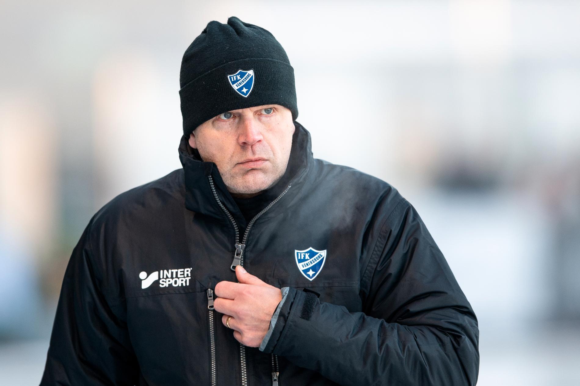 Vänersborgs tränare Ari Holopainen.