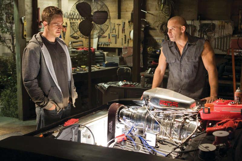 Paul Walker har medverkat i alla filmseriens delar förutom en. Här ses han med ”Fast & furious” andre storstjärna Vin Diesel.