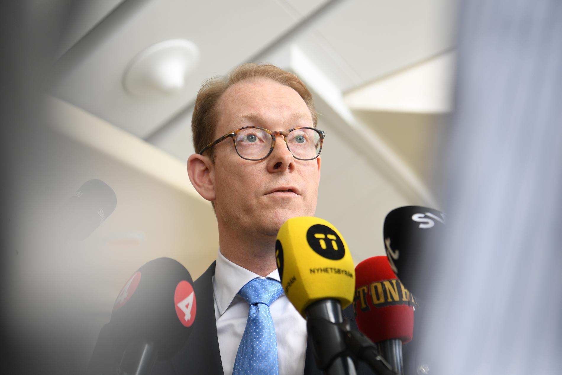 Utrikesminister Tobias Billström.