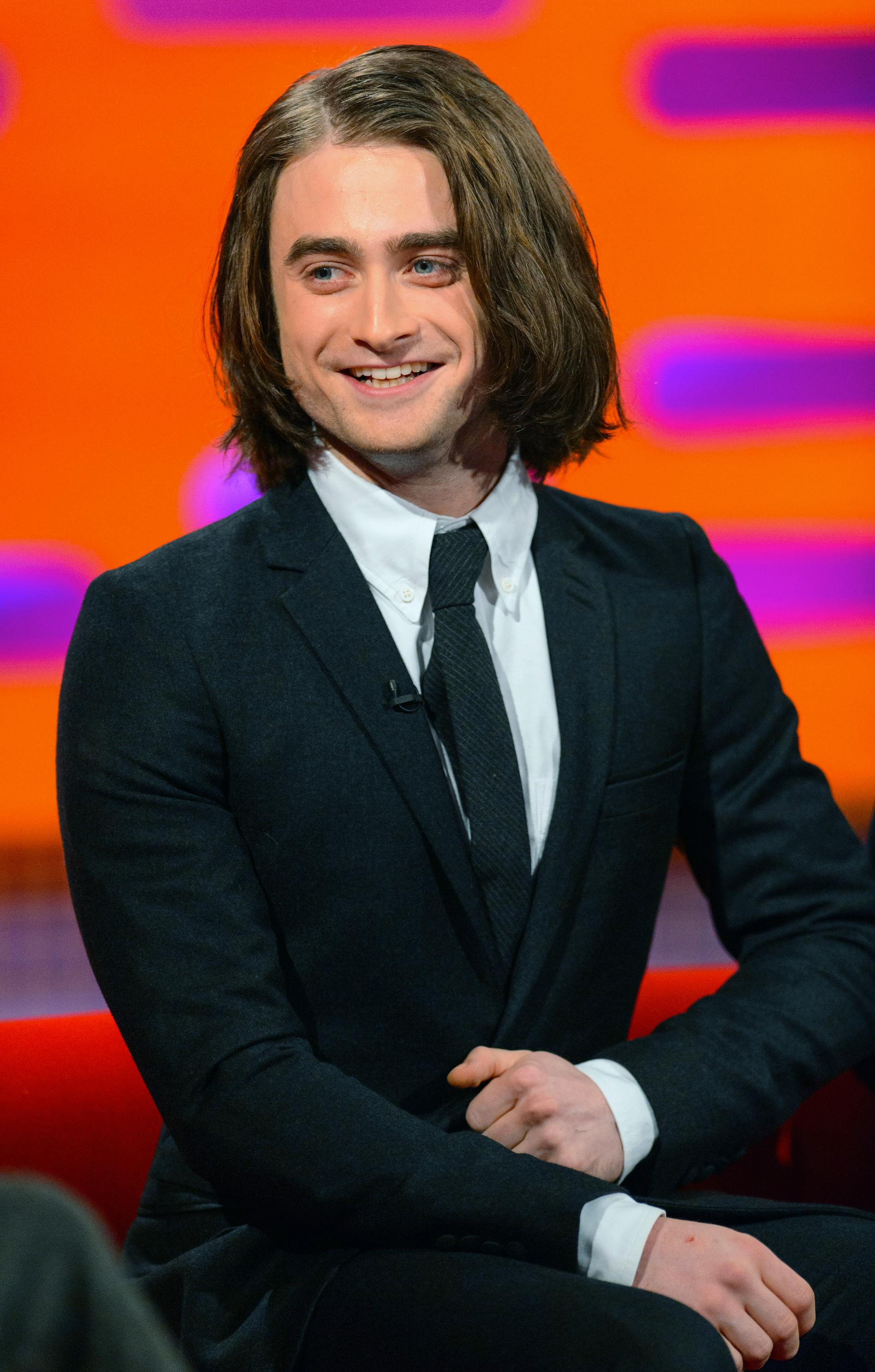 Daniel Radcliffe i nya hårmanen.