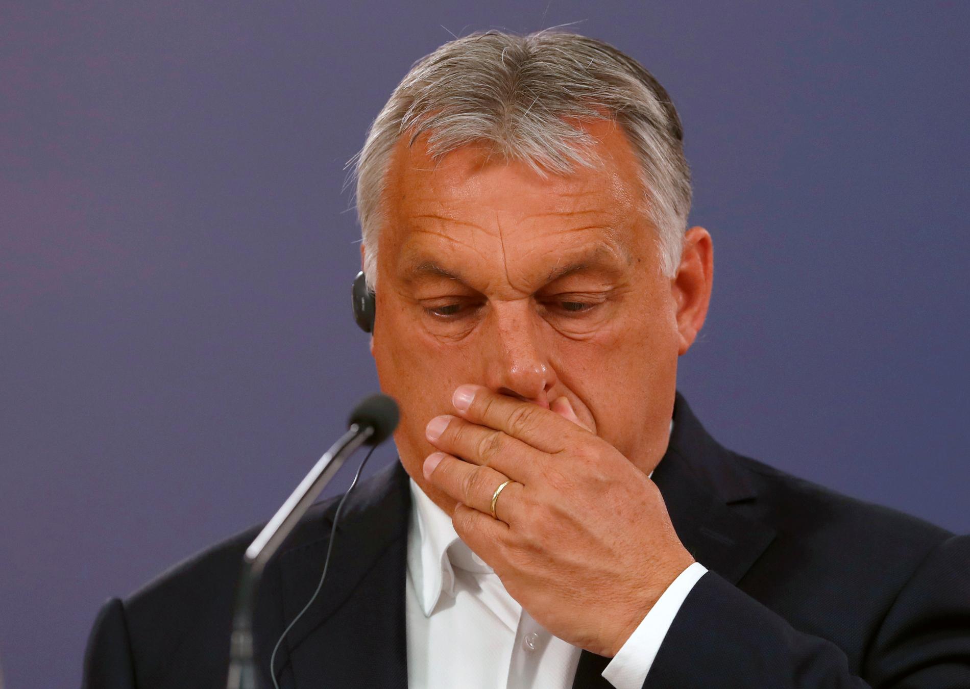 Ungerns premiärminister Viktor Orbán är skeptisk till EU-kommissionens stödplaner mot coronakrisen. Arkivfoto.