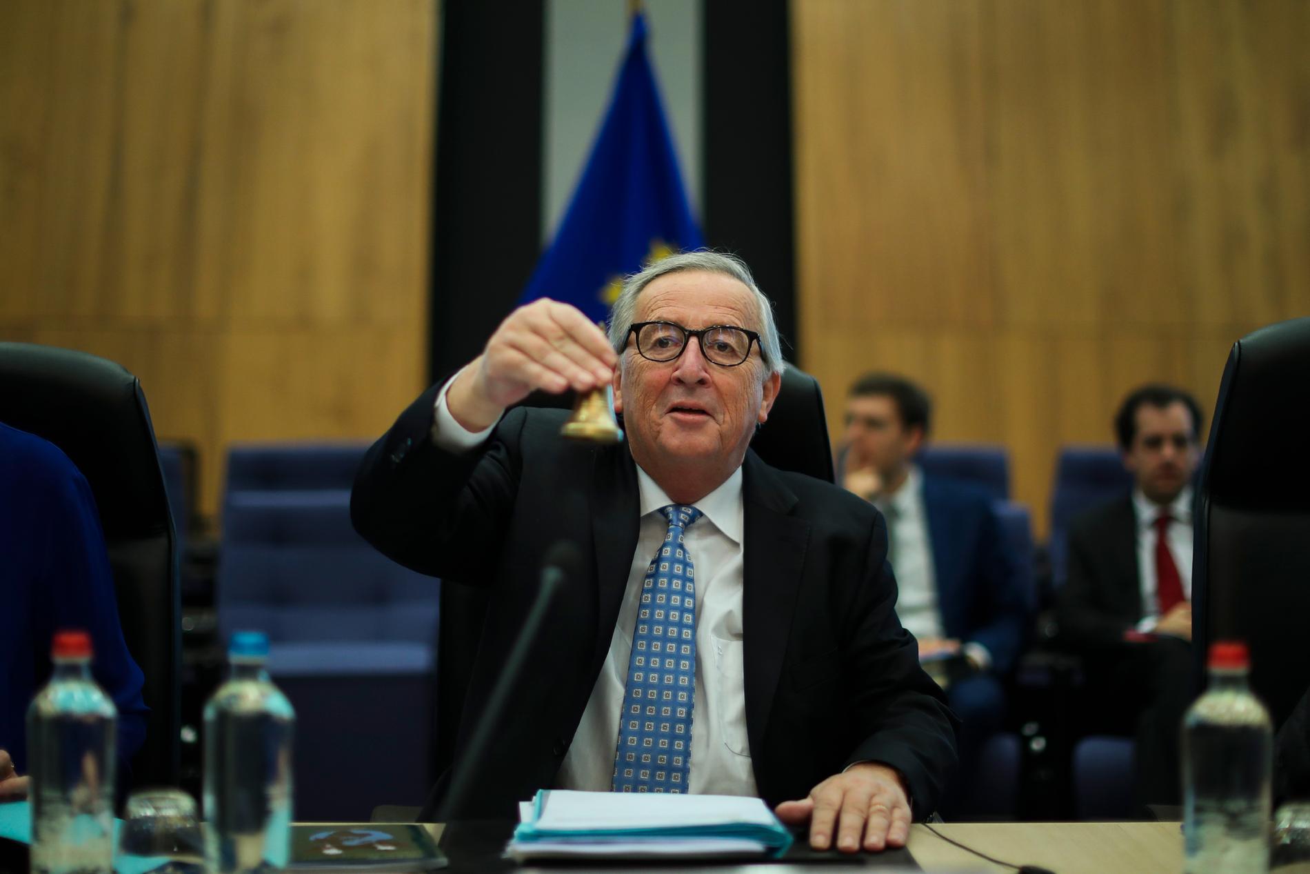 2020 års budget är Jean-Claude Junckers sista. Bild från i oktober.