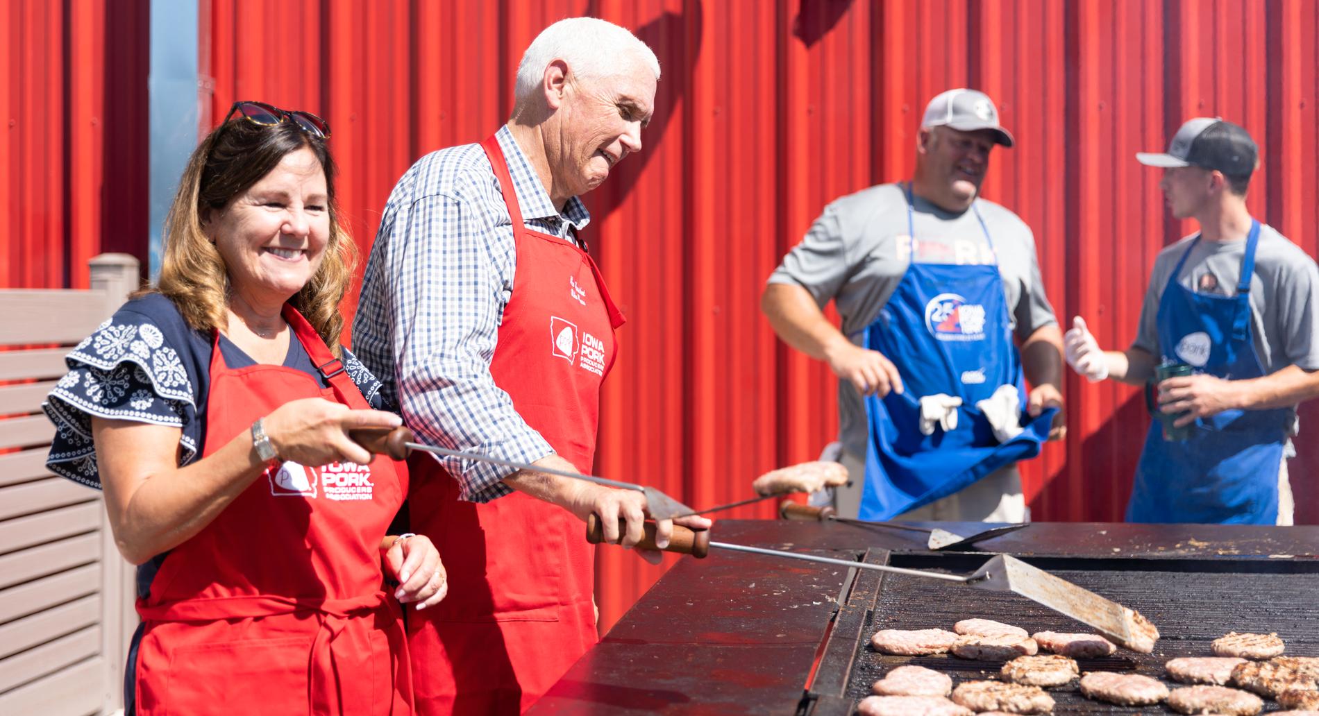 Mike Pence på Iowa State Fair.