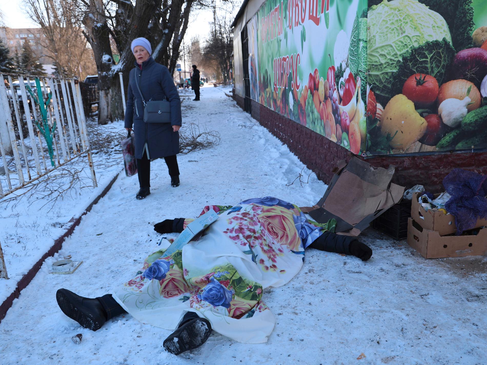 Många döda på marknad – Ukraina anklagas