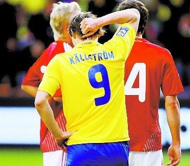 Källström efter missen mot Danmark.