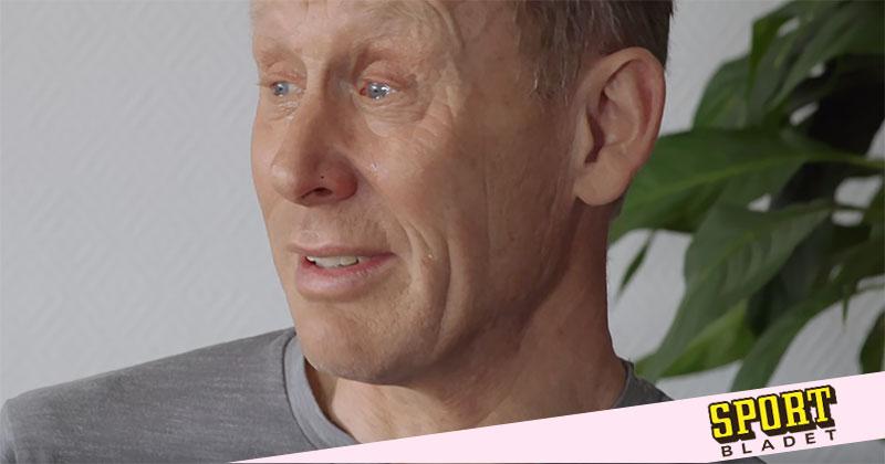 Gunde Svan in tears in the new SVT documentary