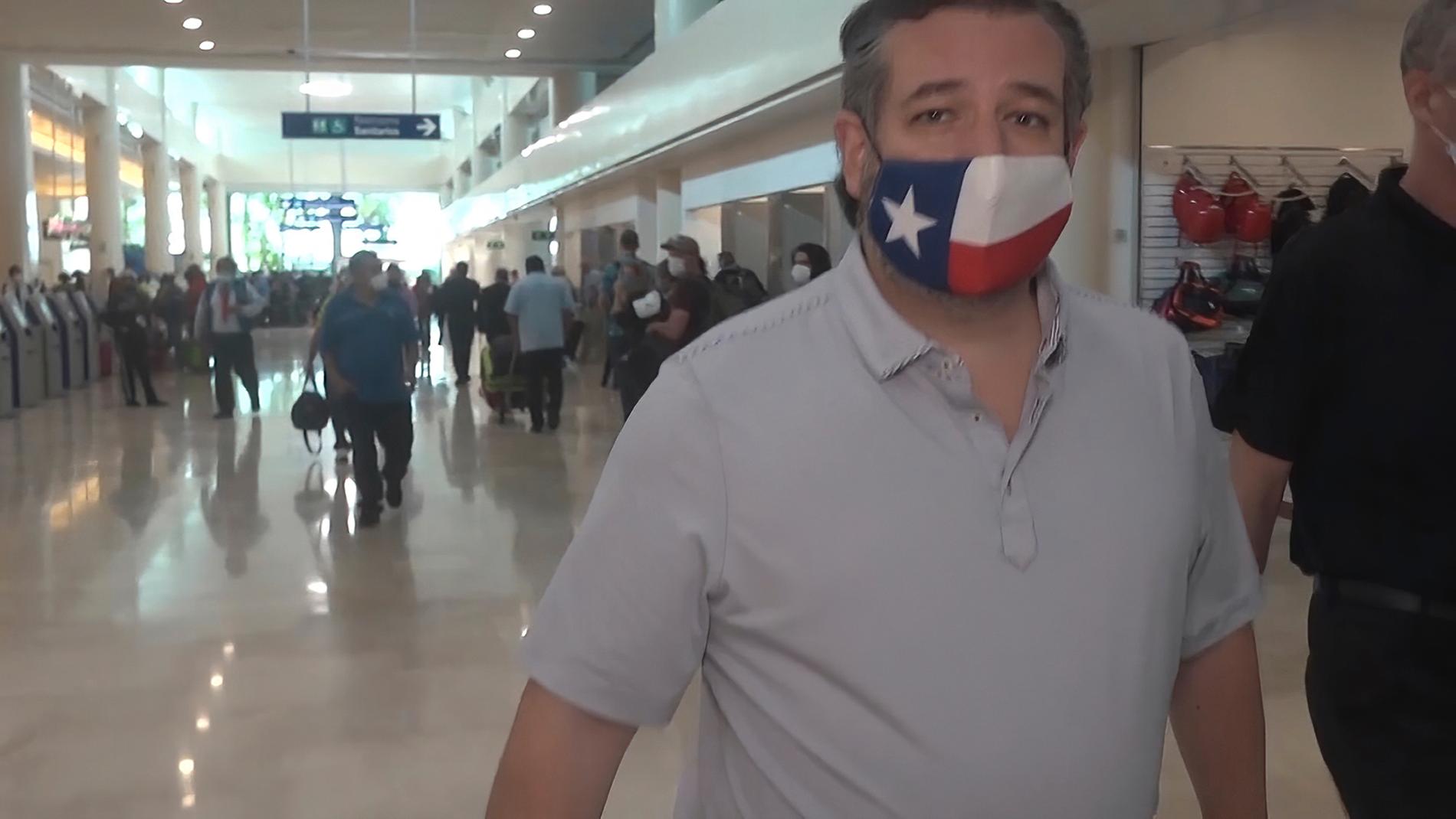Ted Cruz i Cancun.