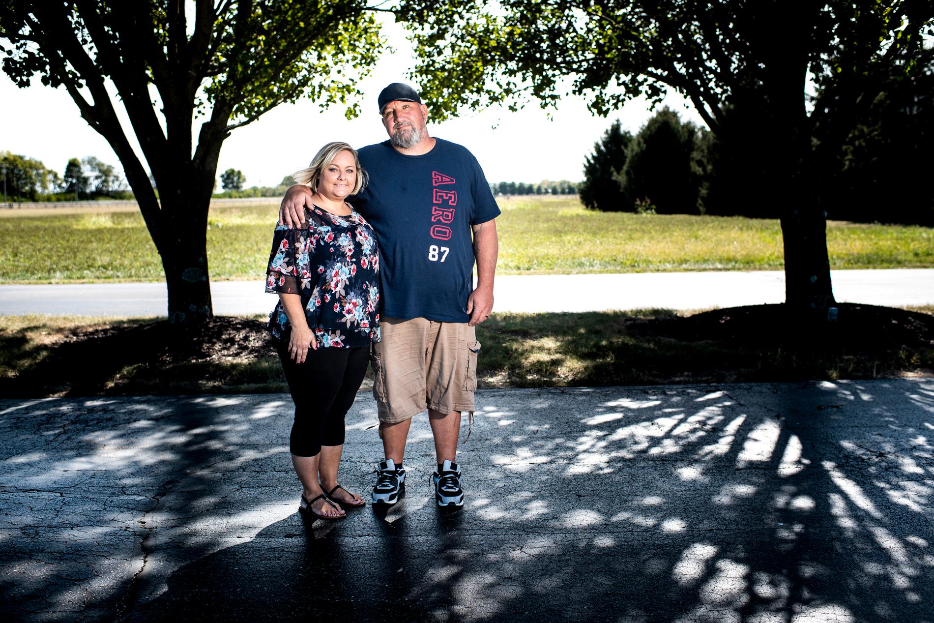 Paret Bob och Stacey Wiggins i Ohio kämpade i många år mot sitt opioidberoende – som började med att deras läkare skrev ut smärtstillande läkemedel.