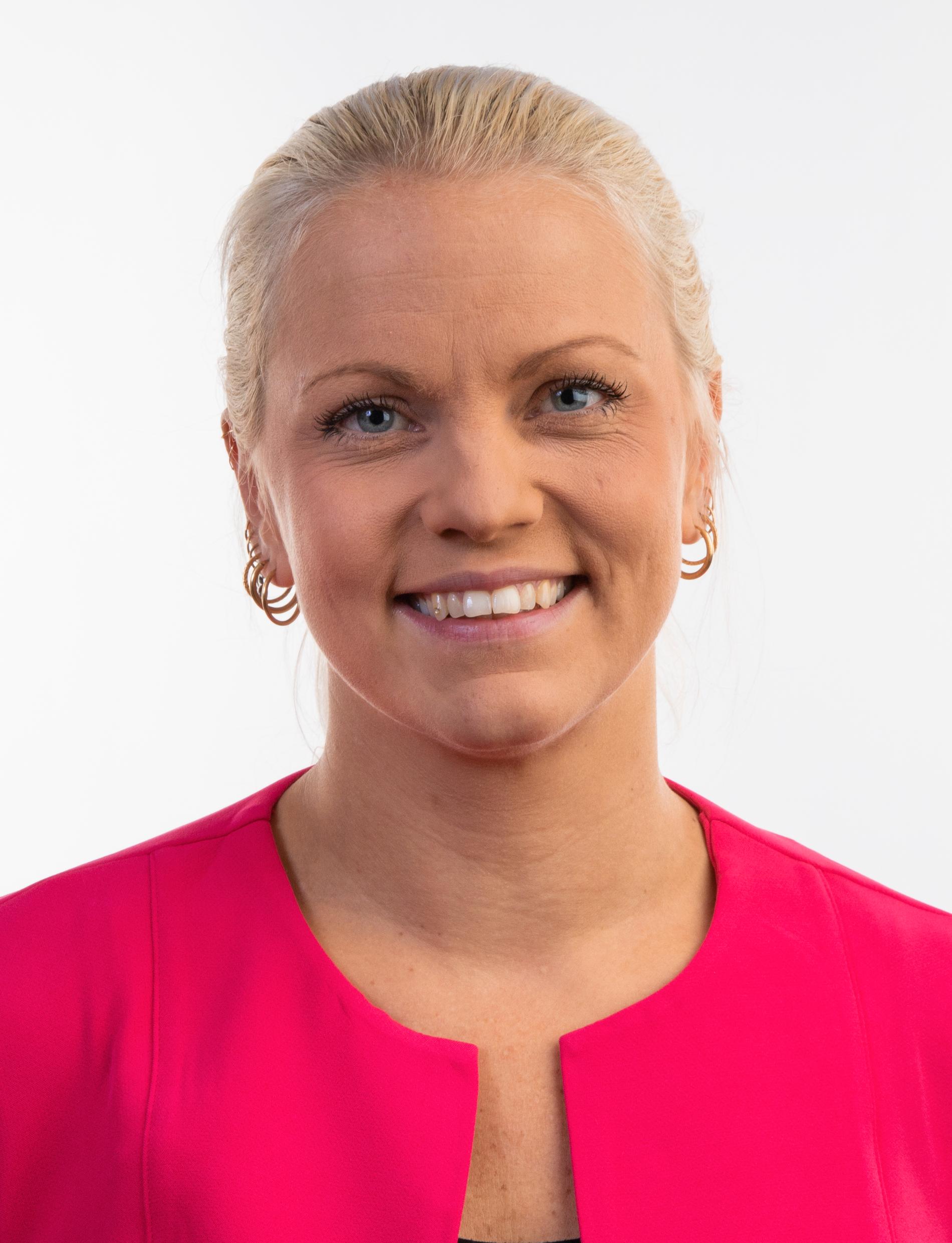 Emilie Pilthammar (M), kommunalråd och vice ordförande för kommunstyrelsen i Sölvesborg.