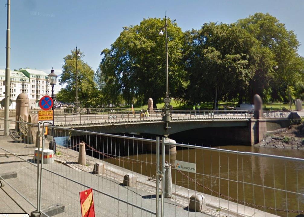 Vasabron i Göteborg innan renoveringen. 