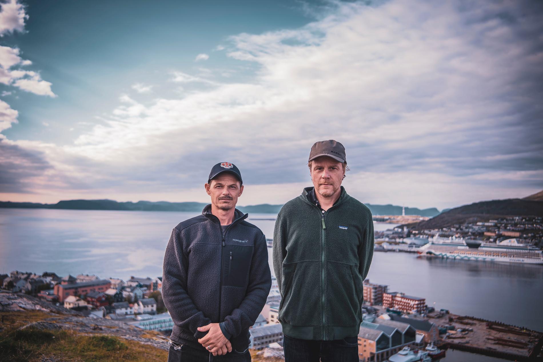 Aftonbladets Peter Wixtröm och Staffan Lindberg på plats i Hammerfest, Norge.