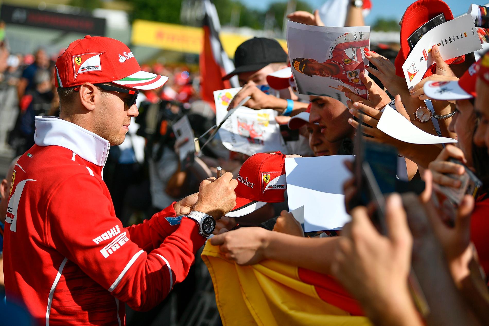 Sebastian Vettel dominerar i kvalet inför Ungerns GP