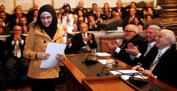 Doaa i Wien, där hon tilldelades en utmärkelse av Opecs fond för internationell utveckling.