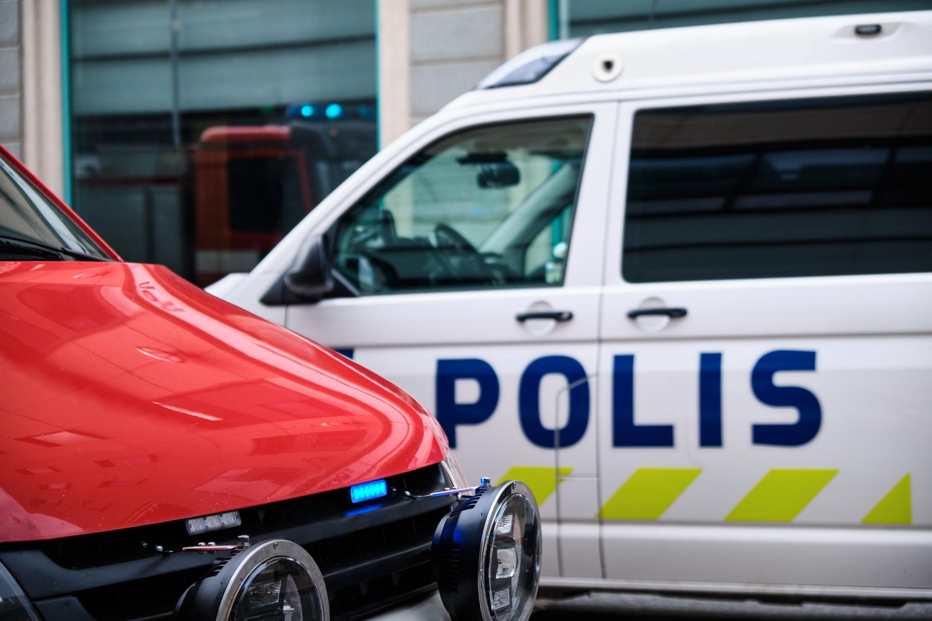 En finsk polisbil.
